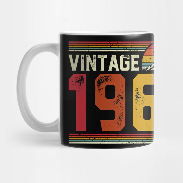 Vintage 1961 Birthday Gift Retro Style by Foatui